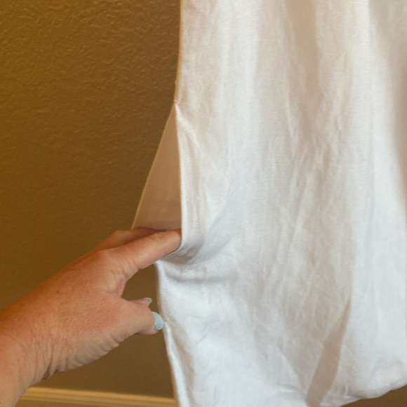 Tommy Bahama White Linen Dress/ Size XS/ NWT - Picture 5 of 5